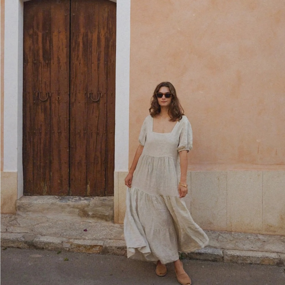 Beachwood Baby Linen Paloma Dress